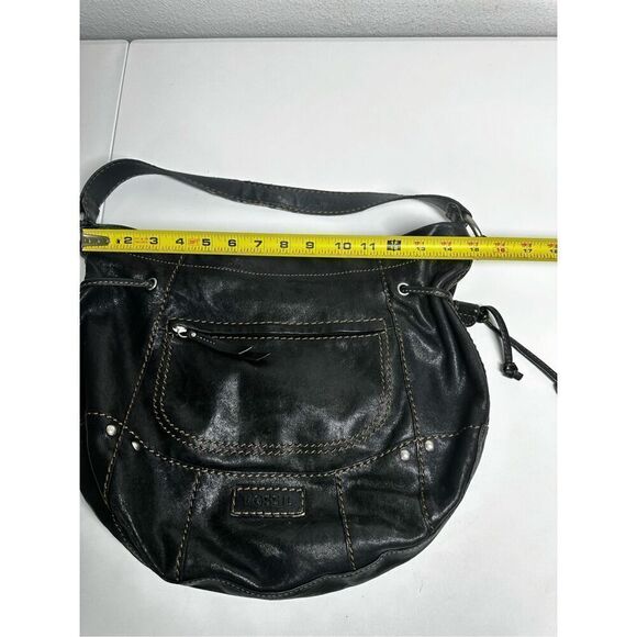 Fossil Leather Shoulder Bag Black 137638 See Description - Picture 11 of 16